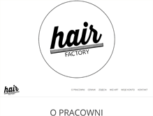 Tablet Screenshot of hair-factory.pl
